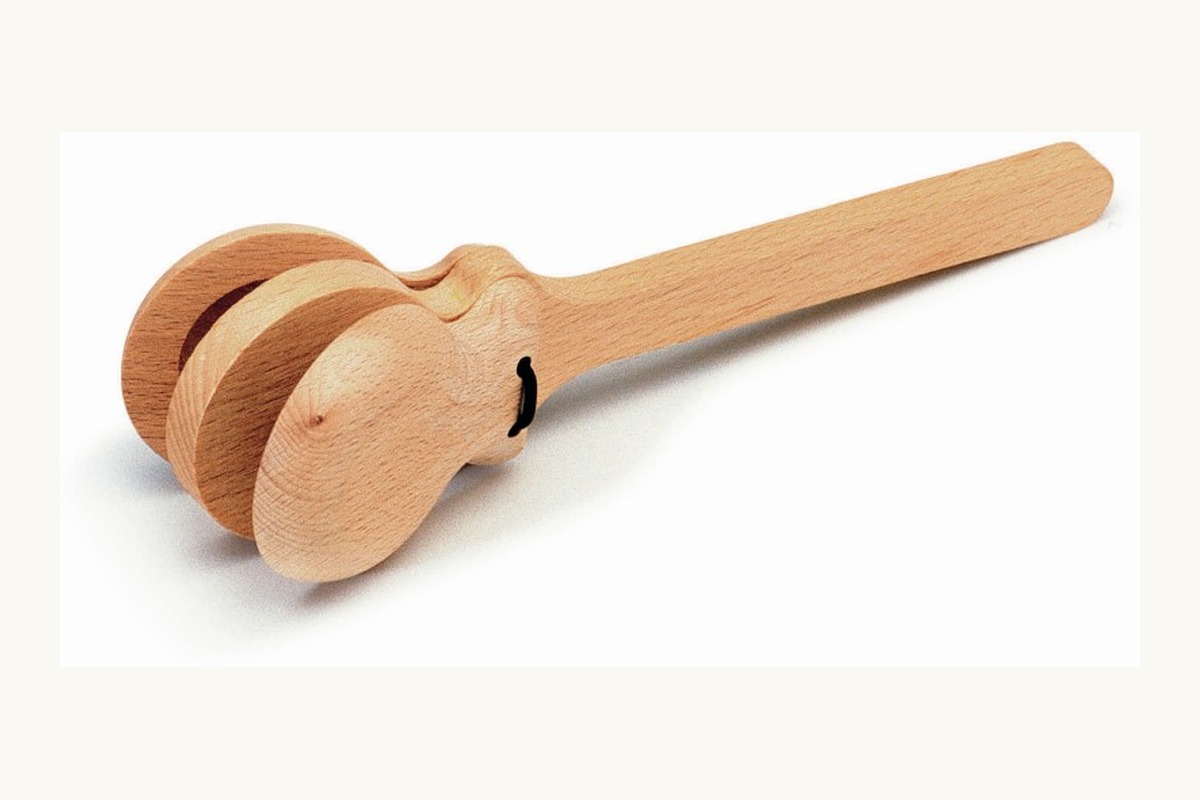 Nacchera in legno con manico
