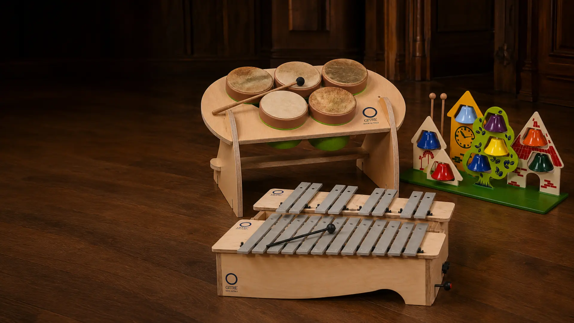 A selection of GITRÈ musical instruments
